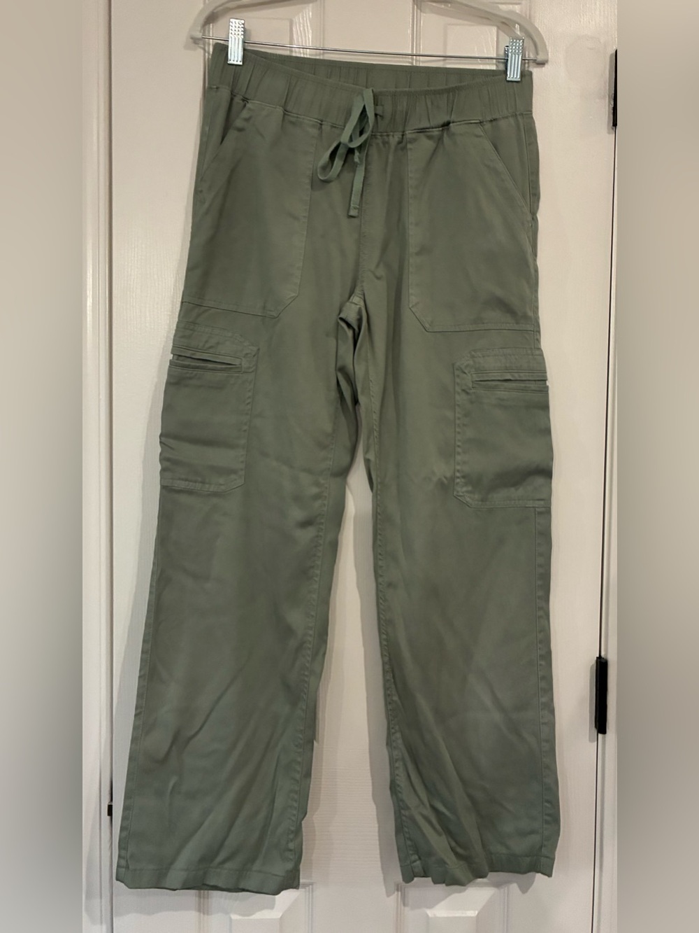 Buffalo David Bitton Women’s Green Cargo Drawstring Pants Size S
